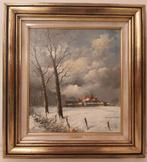 Winterlandschap Karel De Schrijver, Antiek en Kunst, Kunst | Schilderijen | Klassiek, Ophalen