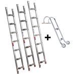 Altrex dakladderset met nokhaak 6m, Doe-het-zelf en Bouw, Ophalen, Gebruikt