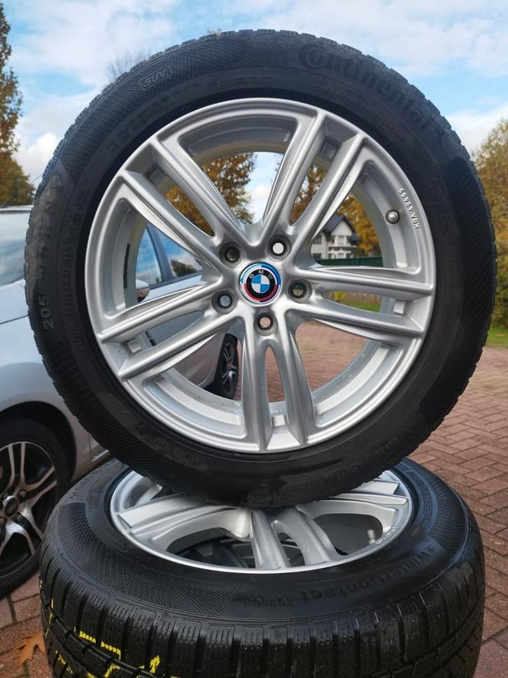Pneus d'hiver 205/60/R17 Continental BMW X1F48/F39+capteurs, Autos : Pièces & Accessoires, Pneus & Jantes, Pneu(s), Pneus hiver