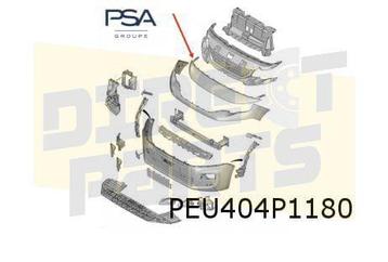 Peugeot Partner (1/19-) voorbumper bovendeel (te spuiten) Or beschikbaar voor biedingen