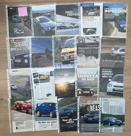 SUBARU IMPREZA - ARTIKELS, Boeken, Auto's | Folders en Tijdschriften, Ophalen of Verzenden