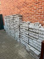 16,5 m2 Betonklinkers wit 20x5x6 cm (100stenen/m2)., Tuin en Terras, Tegels en Klinkers, Ophalen, Gebruikt, Klinkers, 10 m² of meer
