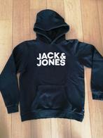 Zwarte hoodie van jack&jones maat 176, Comme neuf, Enlèvement ou Envoi