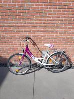 Meisjes fiets 9/12 jaar wielen 24 inch, Ophalen, Versnellingen, Raleigh, Gebruikt