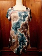 jolie robe tie dye marron gris 46/48, Vêtements | Femmes, Grandes tailles, Enlèvement ou Envoi, Brun, Robe