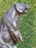 Boze beer in brons gesigneerd, TURNER, Antiek en Kunst, Ophalen, Brons