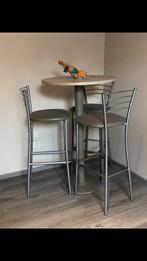 Statafel met 3 stoelen, Ophalen, Gebruikt
