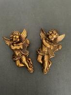 2 anciens anges murales avec attaches, Ophalen