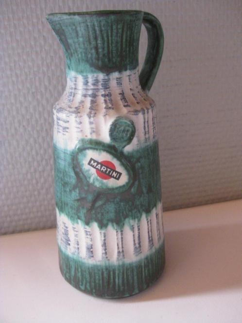 Vase MARTINI - France - Céramique - Vintage années 60., Antiquités & Art, Antiquités | Vases, Enlèvement ou Envoi