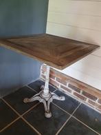 Pomax vierkante bistro tafel retro, Huis en Inrichting, Ophalen, 50 tot 100 cm, Vierkant, Tot twee personen