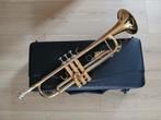Trompet met koffer, Musique & Instruments, Instruments à vent | Trompettes, Enlèvement ou Envoi, Comme neuf, Trompette en si bémol