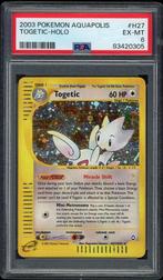 Togetic Holo PSA 6 - H27/H32 - Aquapolis 2003, Hobby en Vrije tijd, Verzamelkaartspellen | Pokémon, Verzenden, Zo goed als nieuw