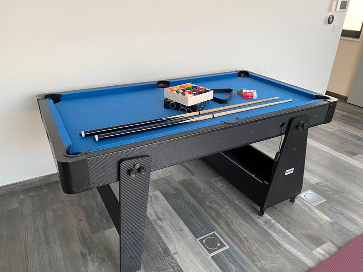 Toptable pooltafel en airhockey, Sports & Fitness, Billards & Billards américains, Utilisé, Table de billard, Table de billard