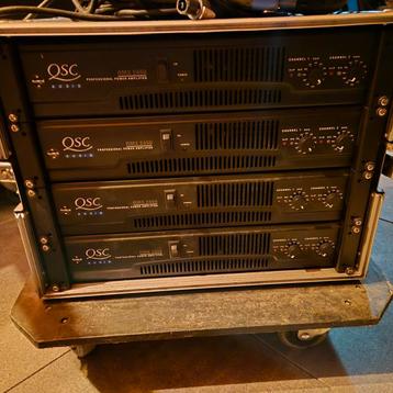 4x Qsc Rmx2450 in flightcase  beschikbaar voor biedingen