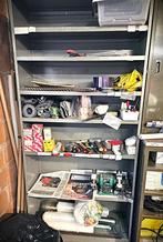 metalen kast, Huis en Inrichting, Kasten | Roldeurkasten en Archiefkasten, Ophalen, Gebruikt, 50 tot 100 cm, Metaal