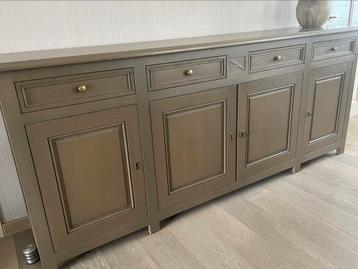 Dressoir eik kleur taupe B 50 x  H 100 x L 240 beschikbaar voor biedingen