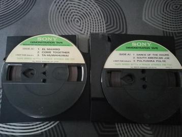 3 X Sony demonstration tape jaren '70 beschikbaar voor biedingen