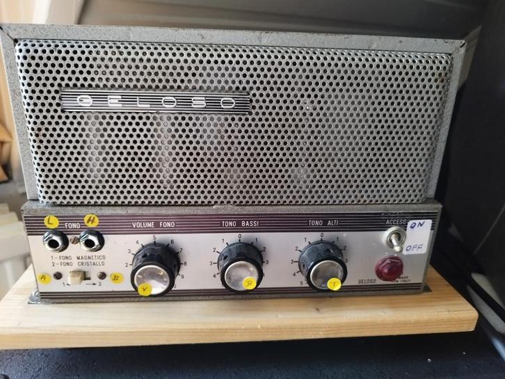 Geloso Vibrolux Clean buizenversterker, Muziek en Instrumenten, Versterkers | Bas en Gitaar, Gebruikt, Gitaar, Minder dan 50 watt