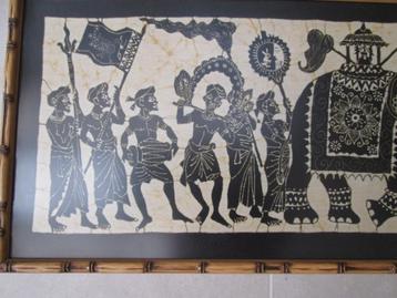 Batik Sri-Lankais, Enlèvement