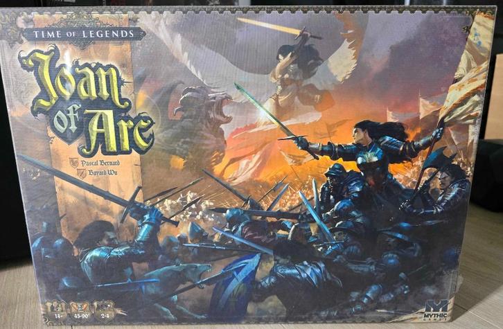 Time of Legends: Joan of Arc Kickstarter + Reliquary Box, Hobby en Vrije tijd, Gezelschapsspellen | Bordspellen, Nieuw, Een of twee spelers
