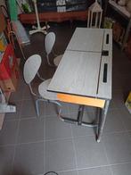 Retro schoolbank, Huis en Inrichting, Ophalen, Zo goed als nieuw