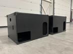 2x Nexo LS1200 18" subwoofer incl. wheelplate + cover, Ophalen of Verzenden, Gebruikt, 120 watt of meer, Subwoofer