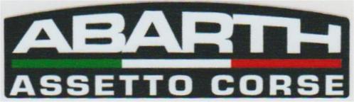 Fiat Abarth Assetto Corse sticker #3, Auto diversen, Autostickers, Verzenden