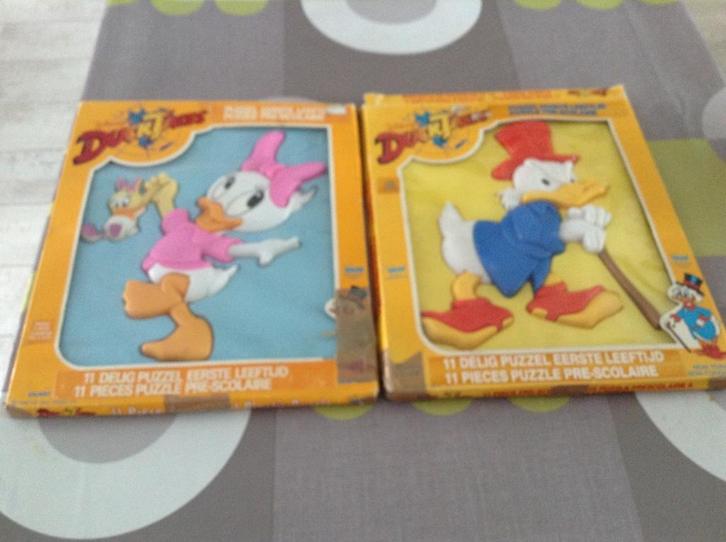 Différents puzzles vintage Disney Ducktales, Collections, Disney, Utilisé, Autres types, Autres personnages, Envoi