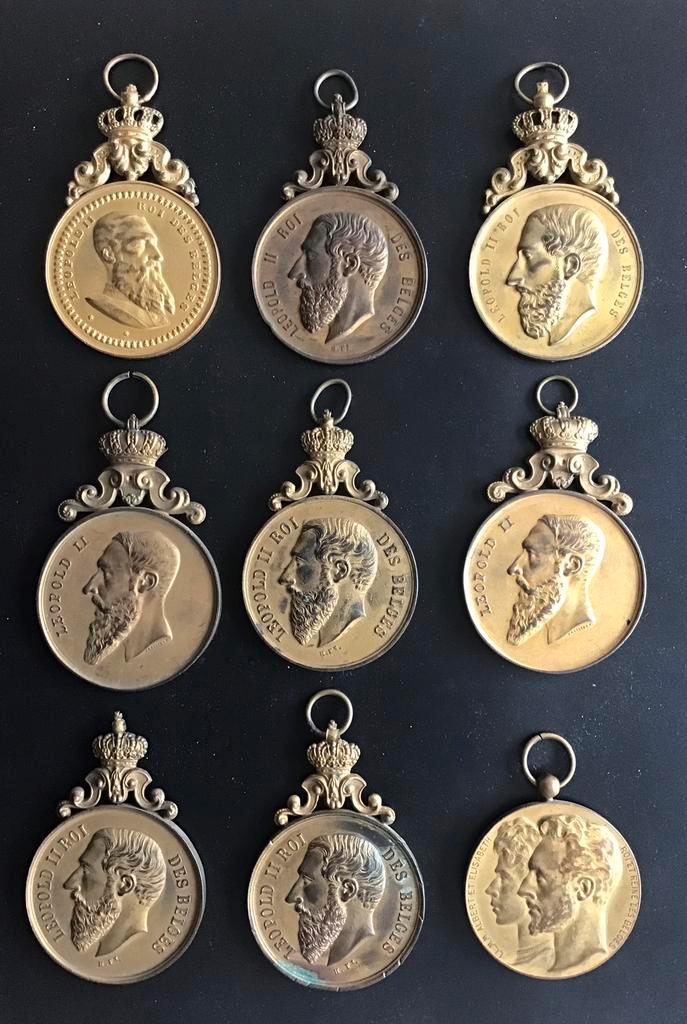 Ronquieres , Ecaussinnes , Hennuyères,  Rebecq, Timbres & Monnaies, Pièces & Médailles, Bronze, Envoi