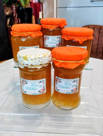 Confiture MAISON ARTISANALE à L'ANANAS  beschikbaar voor biedingen