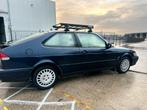 Saab 9.3*2.0i* Essence *171000km*2001*110kw150Pk*CT, Auto's, Saab, 4 cilinders, Blauw, Lederen bekleding, Leder
