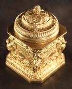 Encrier en bronze antique, Enlèvement ou Envoi