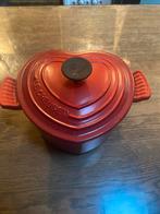 le creuset in hartvorm, Ophalen of Verzenden, Gebruikt