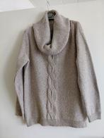 Damespull met grote rolkraag maat M/L, Ophalen of Verzenden, Maat 38/40 (M), Beige