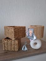 2 nieuwe mandjes en tafel lamp, Ophalen, Nieuw