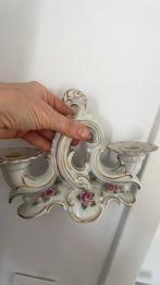 Chandelier ancien en porcelaine de Dresden, Maison & Meubles, Lampes | Lustres, Enlèvement ou Envoi, Comme neuf