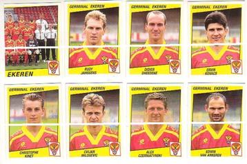 Panini / Football 97 / Germinal Ekeren / 8 stickers