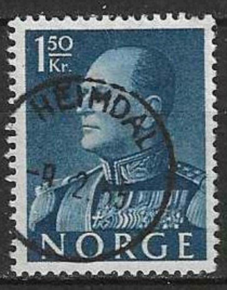 Noorwegen 1958-1960 - Yvert 387 - Koning Olav V (ST), Postzegels en Munten, Postzegels | Europa | Scandinavië, Noorwegen, Verzenden