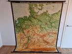 Oude grote Haack schoolkaart Duitsland, Antiek en Kunst, Antiek | Schoolplaten, Ophalen