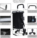 Boodschappentrolley | met 6 wielen | Nieuw, Handtassen en Accessoires, Wieltjes, -, Zwart, -