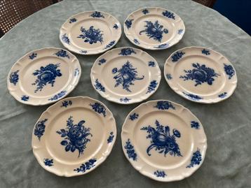 7 assiettes Villeroy Boch Strasbourg Bleu, Enlèvement