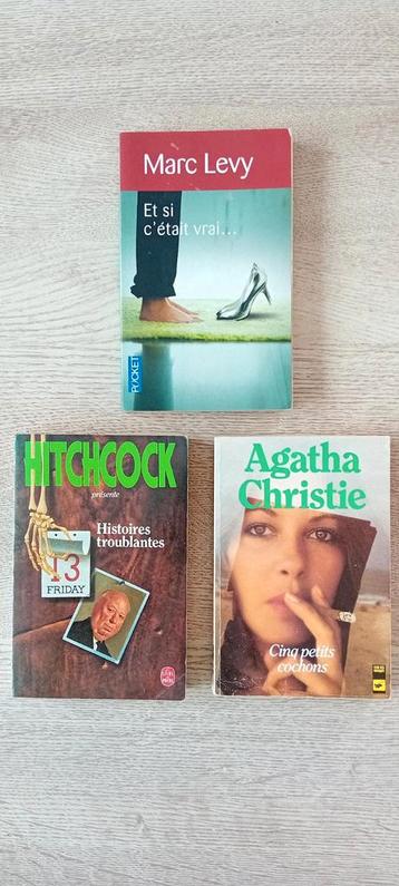 Zakboeken: Hitchcock, Marc Levy, Agatha Christie beschikbaar voor biedingen
