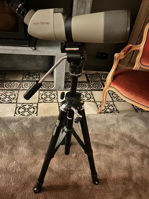 Longue-vue Kowa TSN-661 + trépied télescopique, Audio, Tv en Foto, Optische apparatuur | Telescopen, Zo goed als nieuw, Ophalen