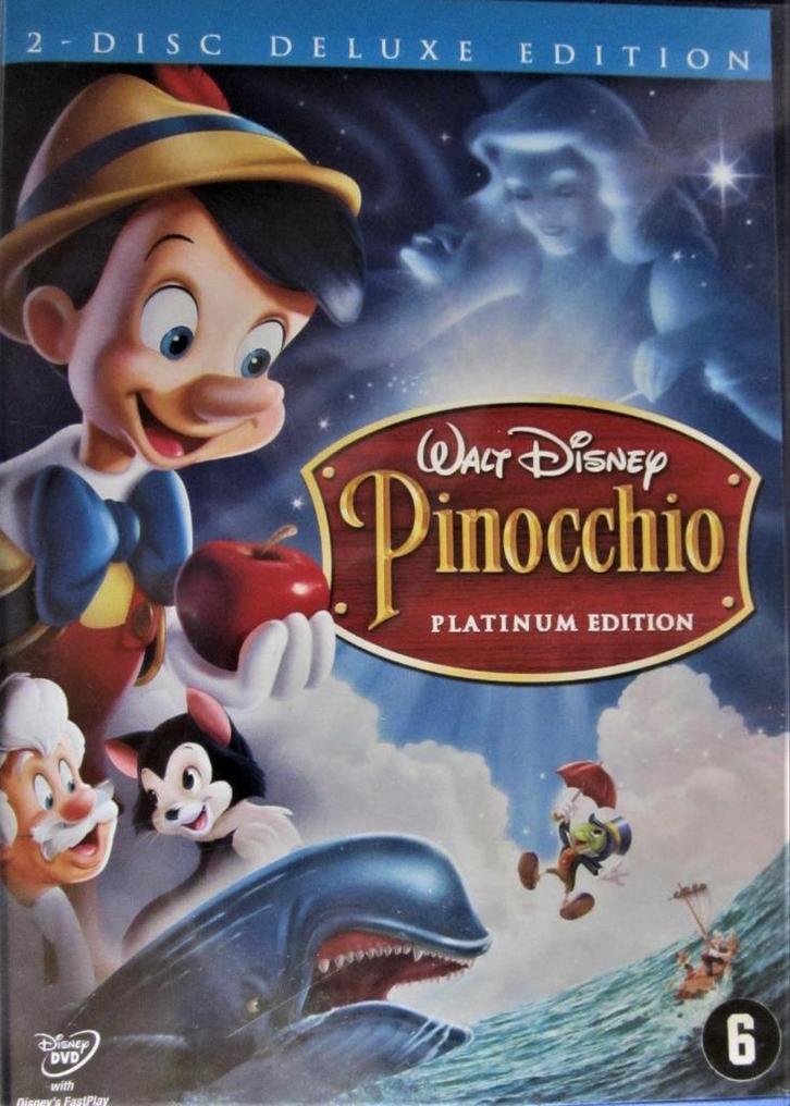 DUBBELE DVD DISNEY- PINOCCHIO, CD & DVD, DVD | Films d'animation & Dessins animés, Comme neuf, Européen, Tous les âges, Enlèvement ou Envoi