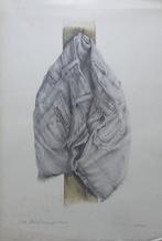 PETRUS VALCKX / JEANSSHORT / ZW-W LITHO + AQUAREL / 56x38cm, Antiek en Kunst, Kunst | Litho's en Zeefdrukken, Ophalen of Verzenden