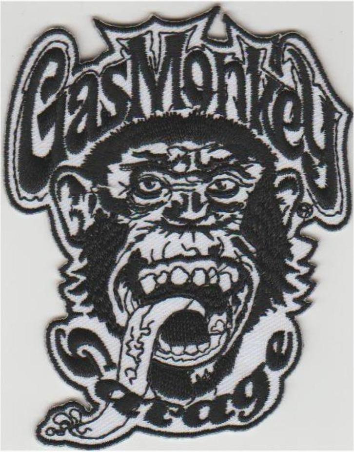 Gas Monkey Garage stoffen opstrijk patch embleem, Verzamelen, Stickers, Nieuw, Verzenden