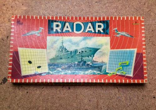 Vintage RADAR zeegevechtsspel, Hobby en Vrije tijd, Gezelschapsspellen | Bordspellen, Gebruikt, Een of twee spelers, Ophalen of Verzenden