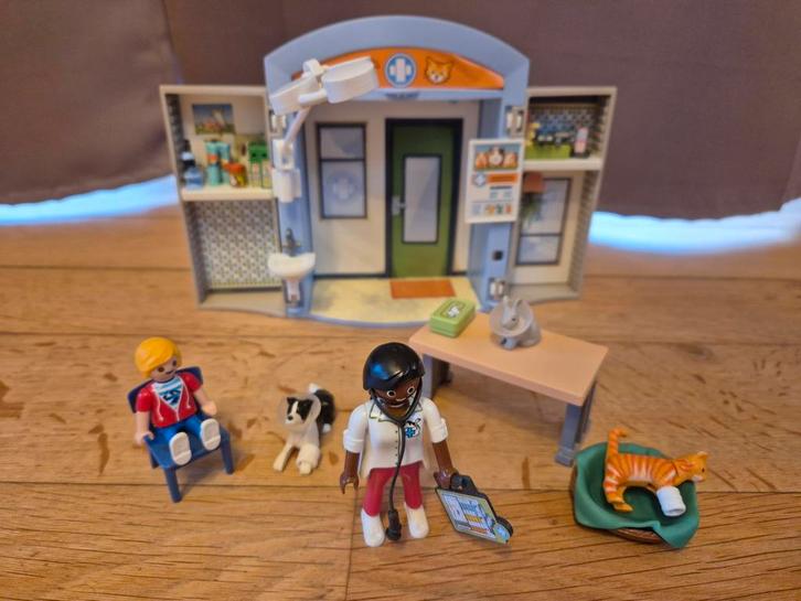 Playmobil la clinique vétérinaire, Kinderen en Baby's, Speelgoed | Playmobil, Gebruikt, Los Playmobil, Ophalen of Verzenden
