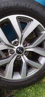 Pneus été sur jantes kia 225/60/r17, Auto-onderdelen, Banden en Velgen, Ophalen, Zomerbanden, Band(en)