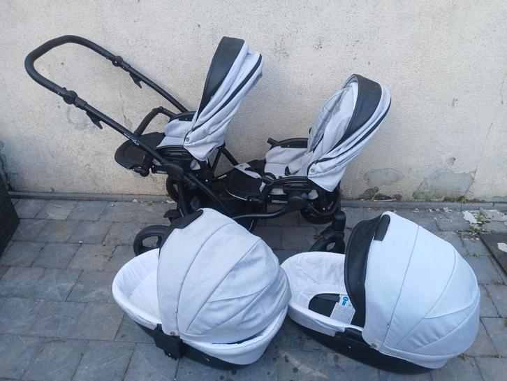 Duo buggy/kinderwagen, Kinderen en Baby's, Buggy's, Zo goed als nieuw, Ophalen of Verzenden